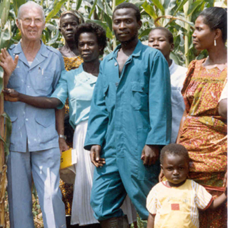 Norman Borlaug in Africa